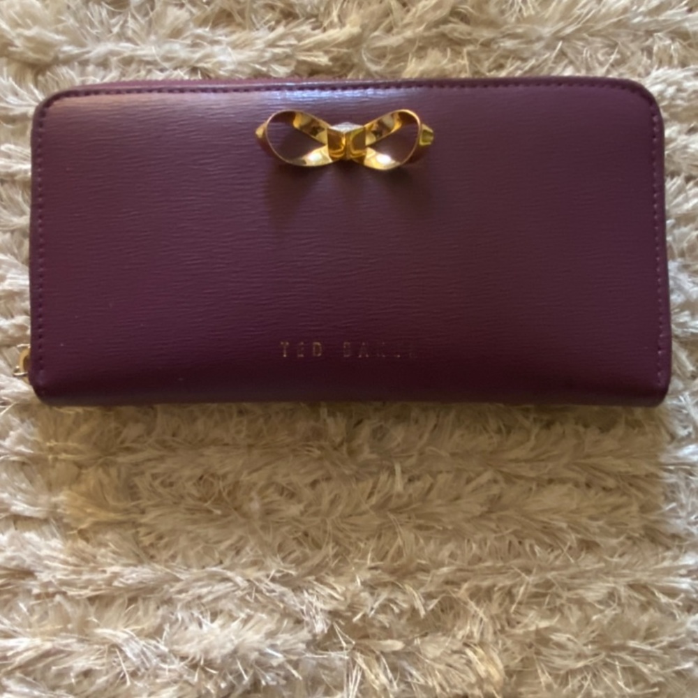 💥SOLD💥Ted Baker Wallet With Box 🌸 Great Condition - Picture 3 of 11